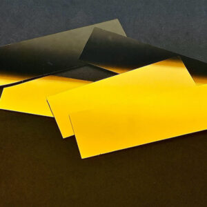 CA124 Gold Test Slide, 1"x0.25"x.040"